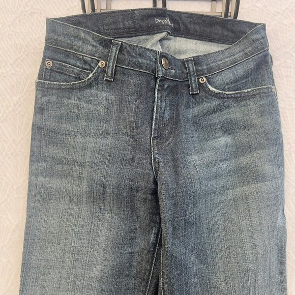 WOMEN BLUE DAVID KAHIM JEANS DENIM WEAR CUT#1176 STYLE 3500   Flex Ultra  SIZE 0 - Picture 5 of 11